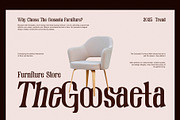 Qlimes modern retro serif font, a Serif Font by Perfectype (Thumbnail 5 of 8)