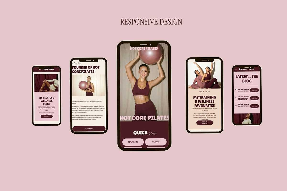 Pink Red Squarespace 7.1 Template, a Squarespace Template by Row Creative (Photo 5 of 10)