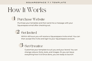 Squarespace Template: Serenity