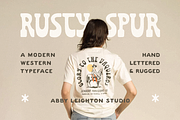 RUSTY SPUR by Abby Leighton, a Slab Serif Font by Abby Leighton Studio (Thumbnail 1 of 7)