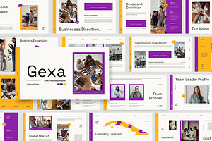 Gexa : Agency Overview Powerpoint, a Presentation Template by Punkl Camp