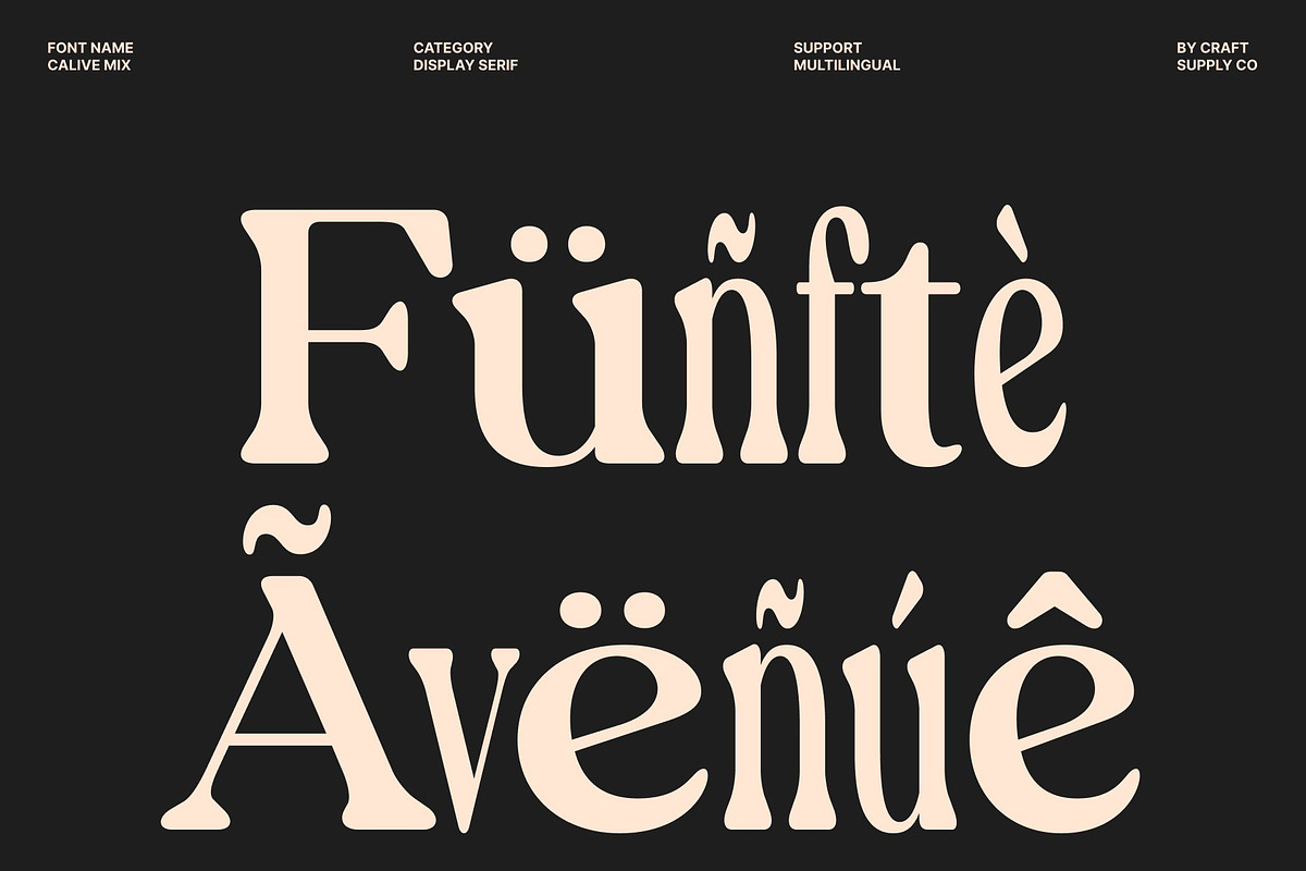 Calive Mix, a Sans Serif Font by Craft Supply Co. (Photo 7 of 8)