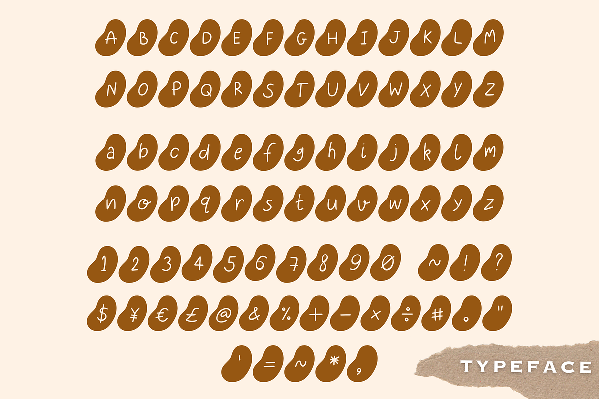 Jelly Bean | Cute Display Font, a Font by BAMBIN (Photo 8 of 8)