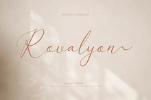 Rovalyon | Handwriting Font