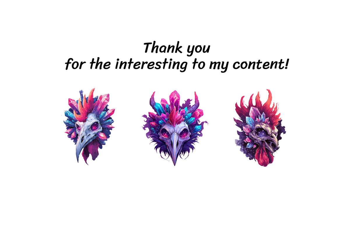 Dark Fantasy Crystal Creatures Set, an Animal Illustration by InkyQueenArt (Photo 5 of 6)