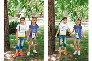 Kids Girl T-Shirt PSD Mockups Vol6, a Shirt Mockup by Hi, Mock-Up! (Thumbnail 4 of 8)