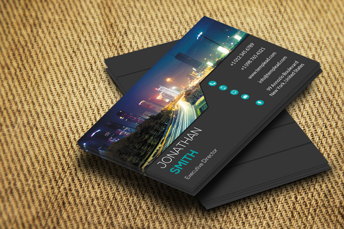 Finance Business Card CM168, a Business Card Template by annozio (Photo 3 of 4)