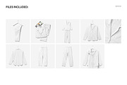 Long Sleeve Pajama Set Mockup, a Shirt Mockup by creatsy5 (Thumbnail 2 of 10)
