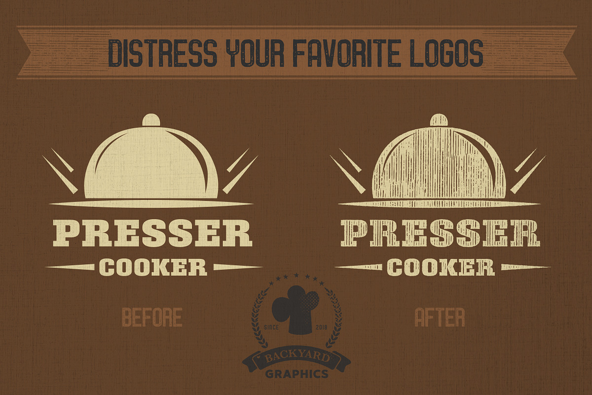 LetterPress Vector Texture Effects preview 5