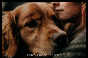Retro Worn Texture Photo Effect, a Brushes & More by studiogstock
