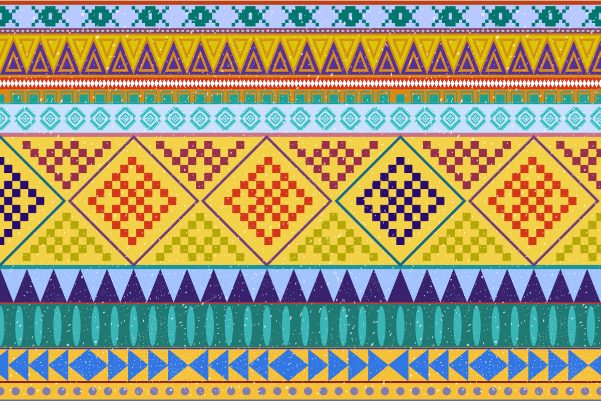 Aztec tribal color seamless pattern, a Pattern Graphic by Tumana_Net (Photo 6 of 7)