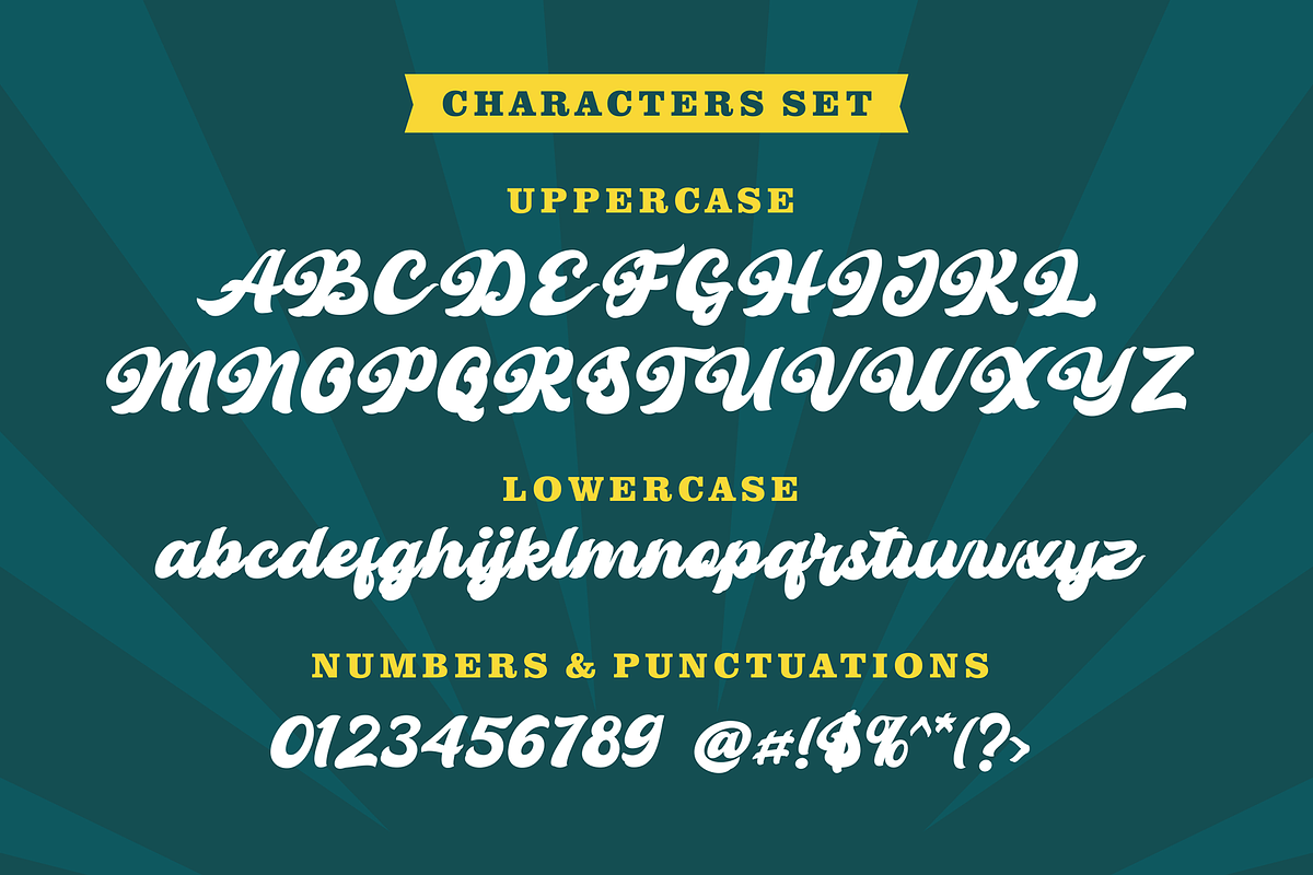 Retro Young - Vintage Bold Font, a Script Font by figuree studio (Photo 8 of 10)