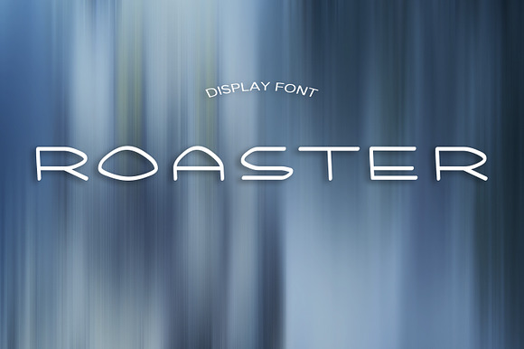 ROASTER font preview 4