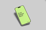iPhone 16 Pro Mockup, an iPhone Mockup by Graphiculon (Thumbnail 5 of 11)