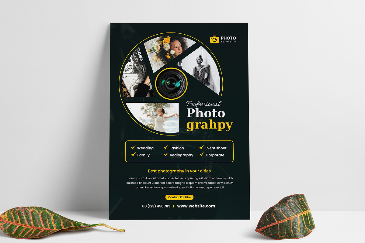 Photography Flyer Template Bundle, a Flyer Template by Pixelpick (Photo 9 of 11)