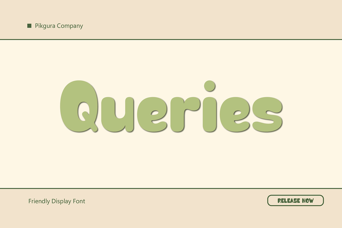 Queries - Bubble Handwritten Font, a Handwritten Font by Pikgura (Photo 1 of 6)
