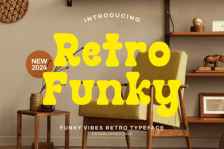 Retro Funky, a Slab Serif Font by Mozatype