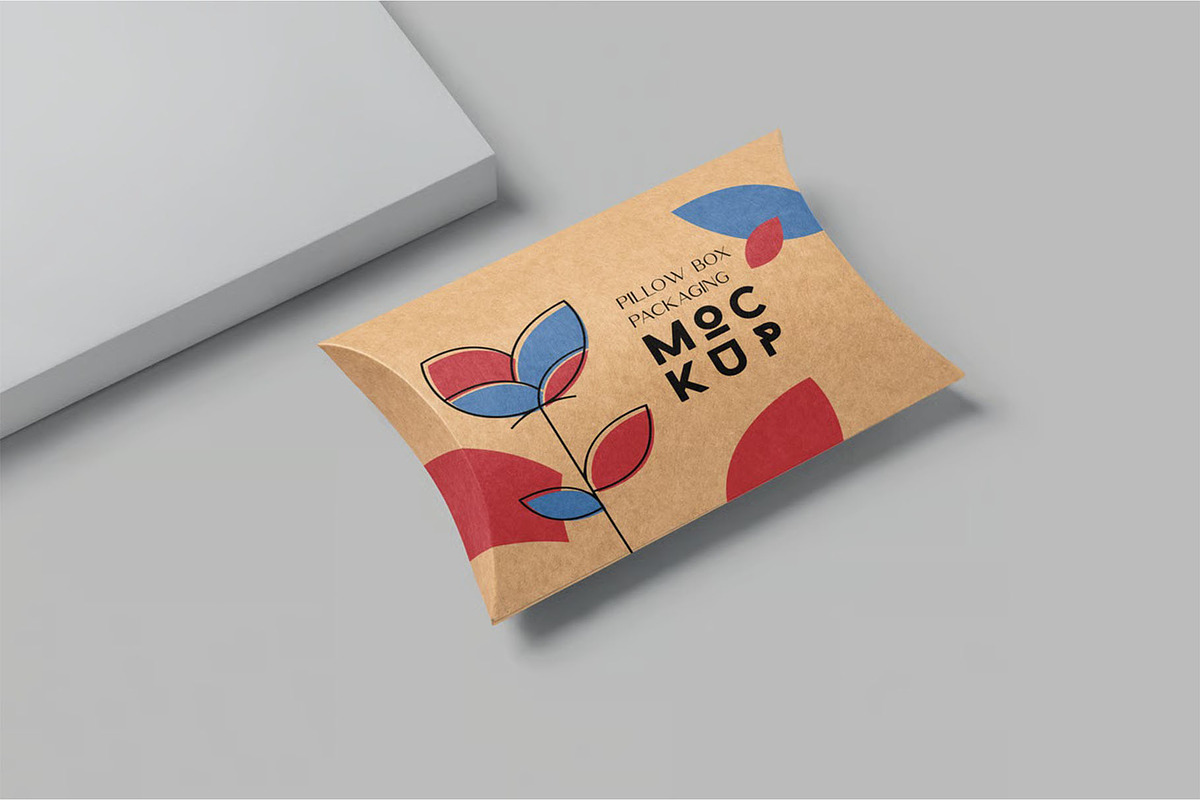 Pillow Box Mockups, a Packaging Mockup by megostudi0 (Photo 4 of 7)