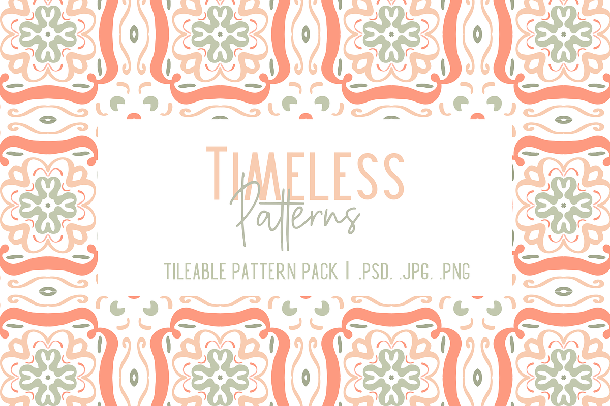 Peaches and Sage Seamless Patterns, a Pattern Graphic by TheLegacyBrandingCo (Photo 7 of 14)