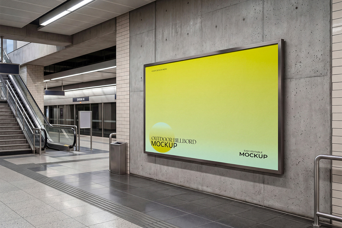 Outdoor Billboard Mockups Bundle, an Advertising Mockup by graphypix (Photo 14 of 14)