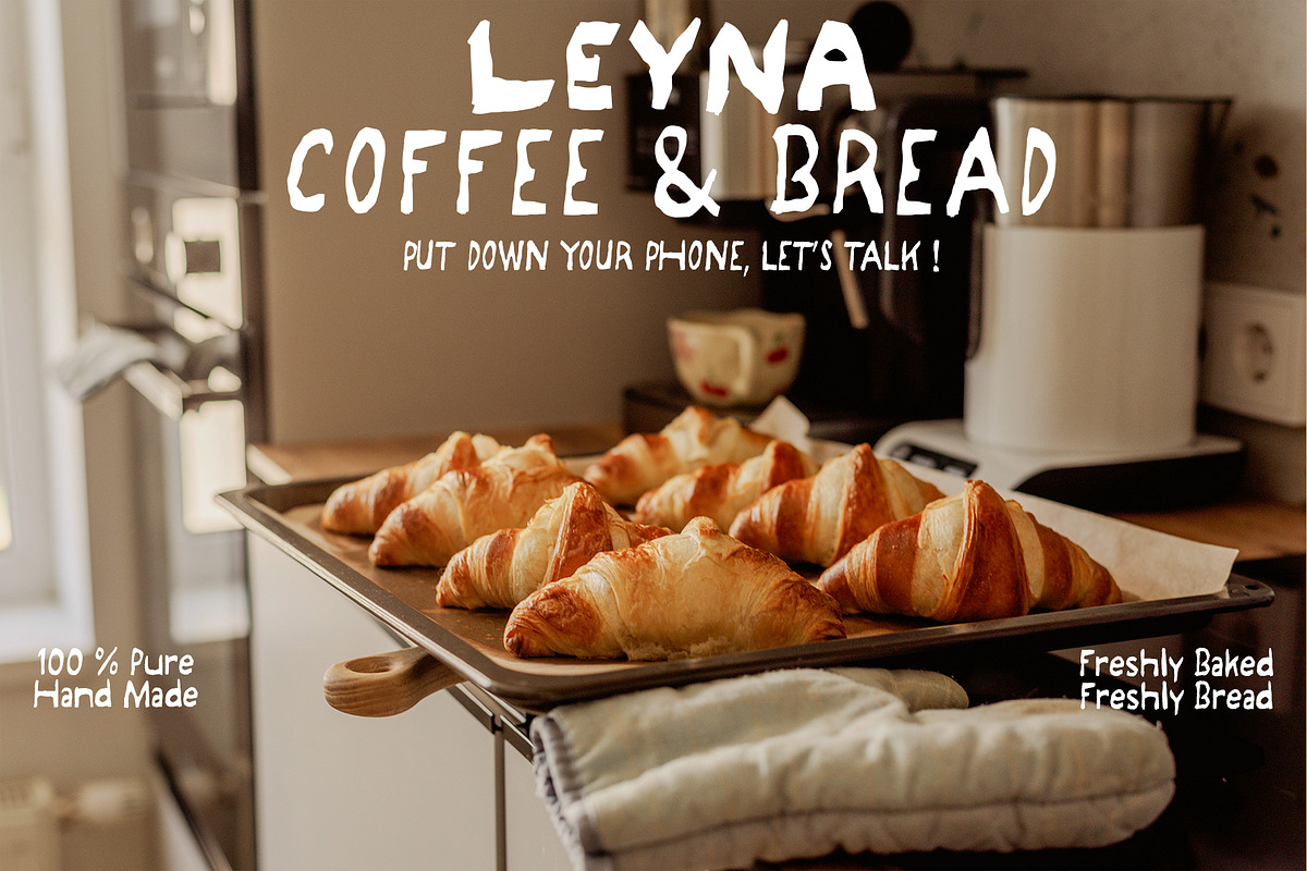 Leyna Handwritten, a Handwritten Font by AROKA (Photo 2 of 8)
