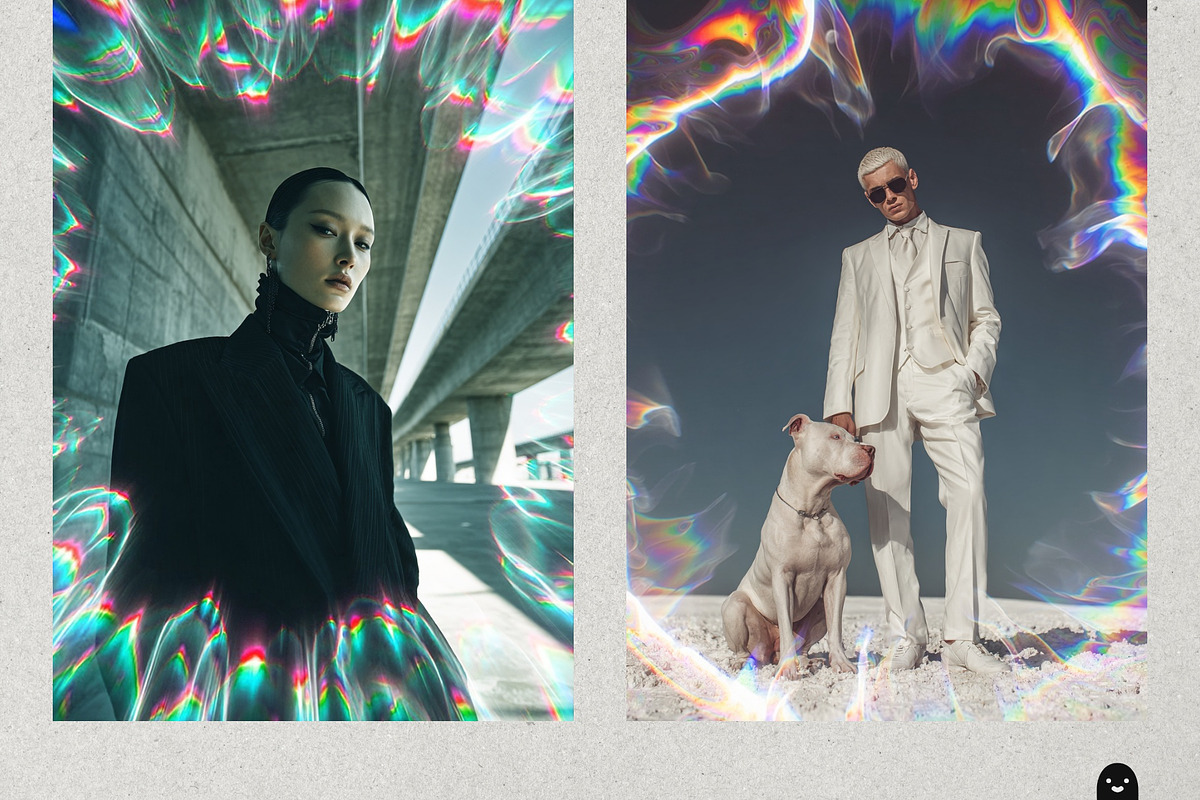 Luminous Vortex Ring Overlays, a Texture Graphic by PhotoSpirit (Photo 6 of 8)