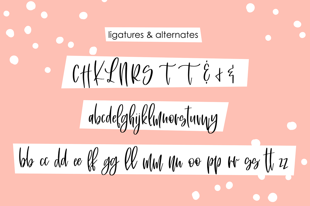Saturday Brunch, a tight tall script, a Script Font by Rachel White Art (Photo 4 of 18)