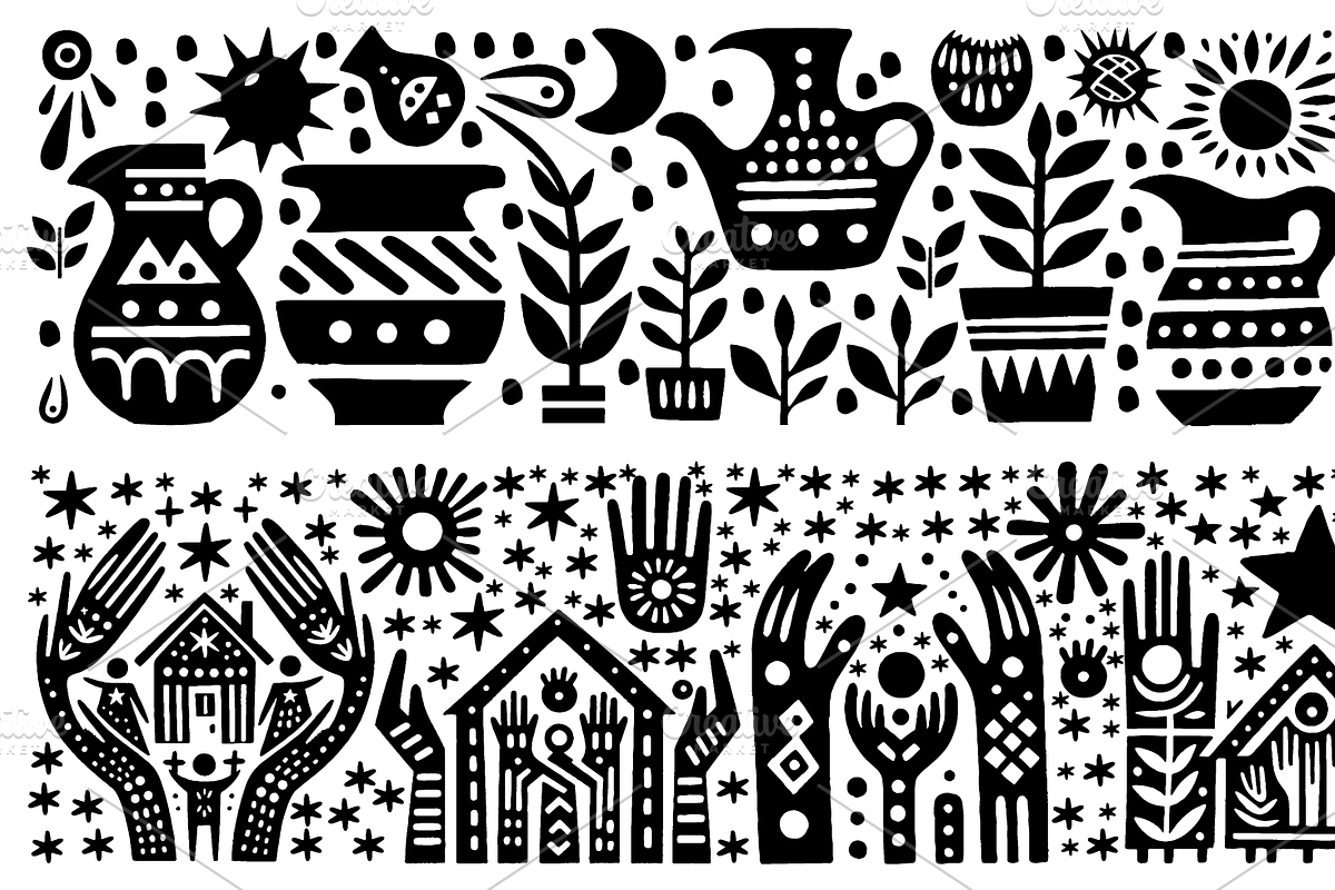 Outdoor Illustration, Tribal Folk, a Decorative Illustration by devastd (Photo 17 of 27)