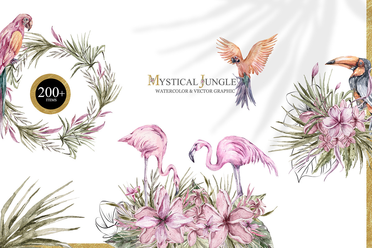 SALE! 6in1 Bundle-watercolor set, an Animal Illustration by Tiana Geo (Photo 5 of 7)