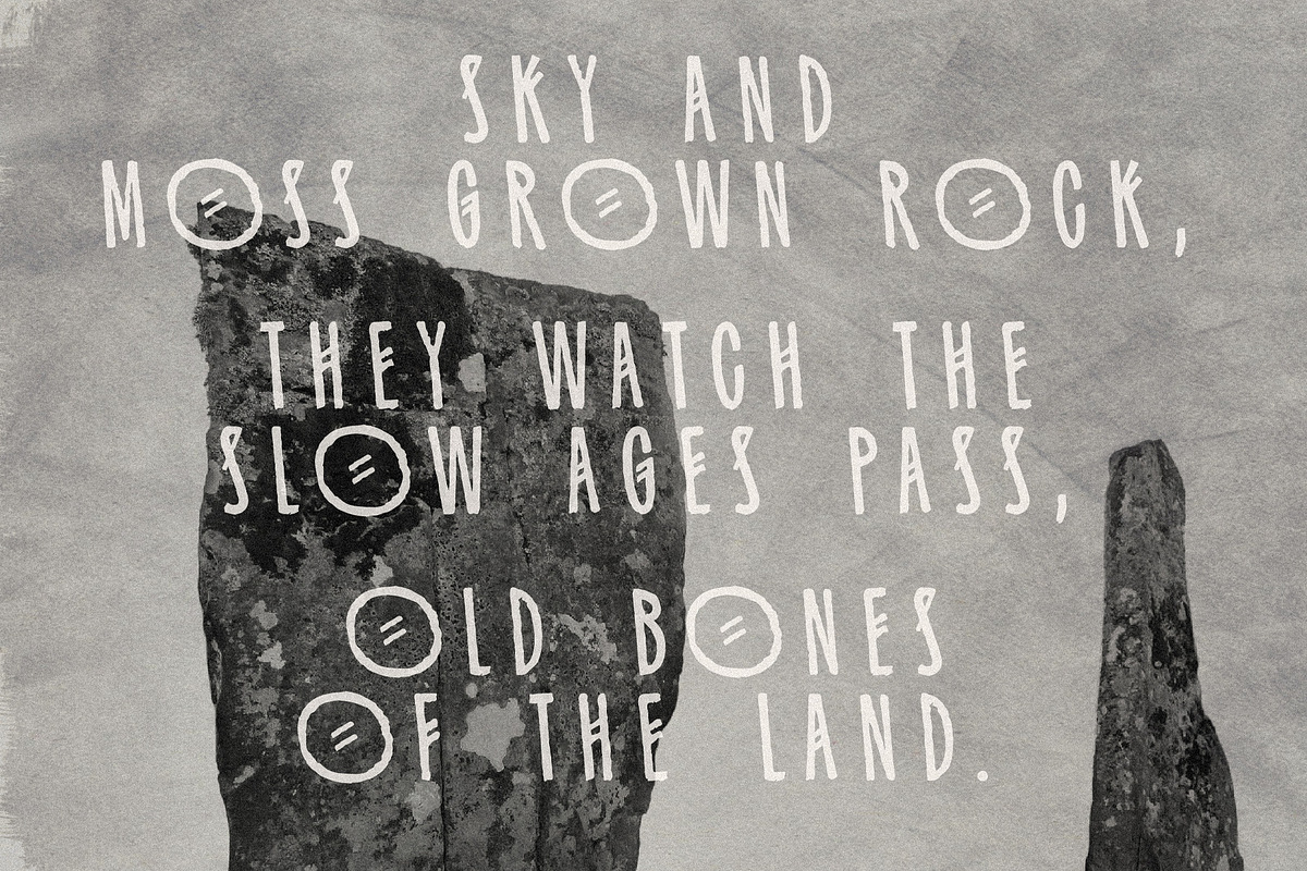 Fjolki | Lithic Typeface, a Blackletter Font by Drawwwn (Photo 3 of 11)