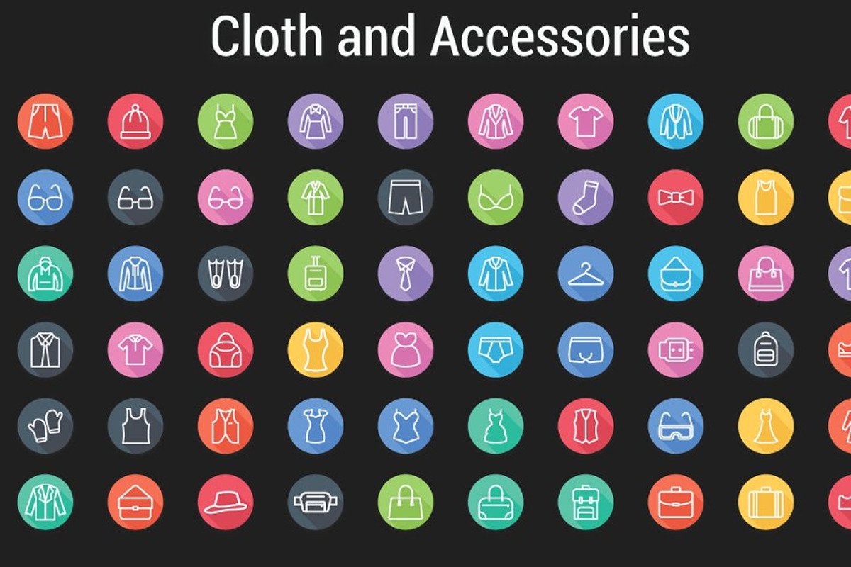 1800+ Flat Icons - Line Icons Pack, an Outline Icon by FlatLineIcons (Photo 3 of 31)