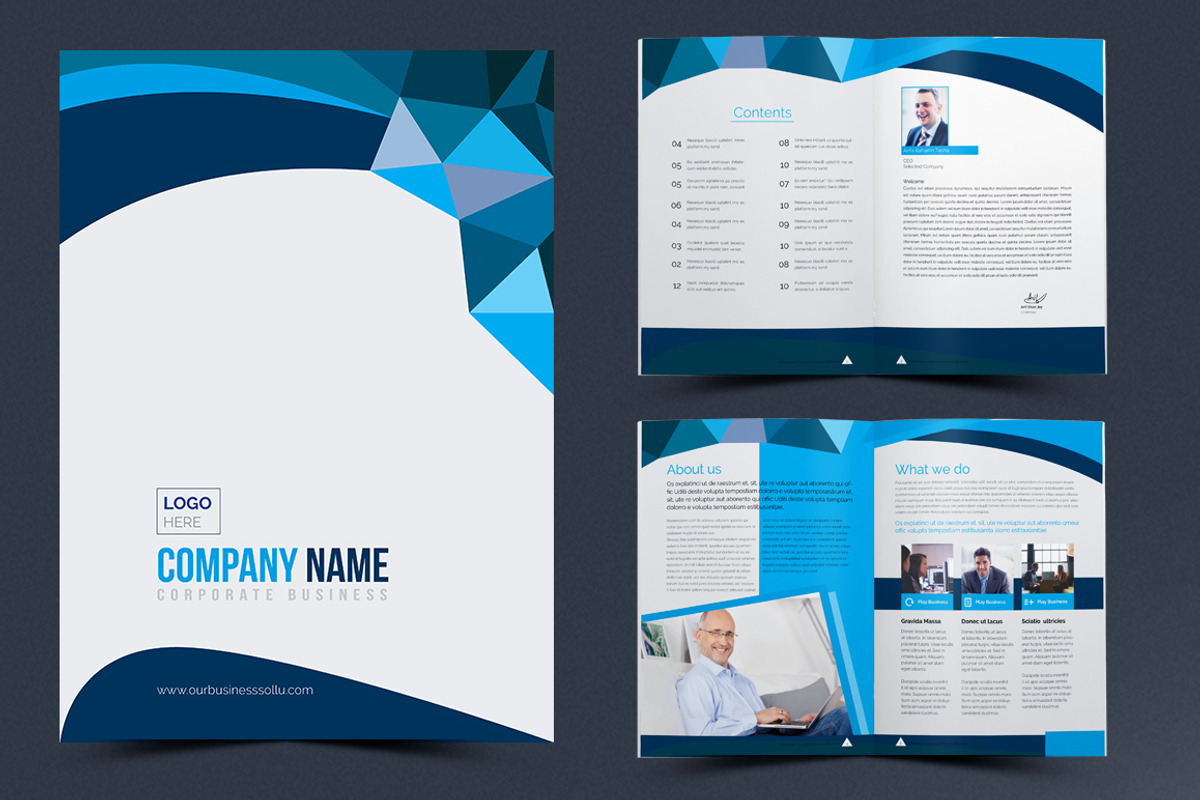 Corporate Brochure, a Brochure Template by artico (Photo 2 of 5)