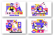 10 Sushi Bar Illustration, a Food Illustration by denayunebgt (Thumbnail 2 of 4)