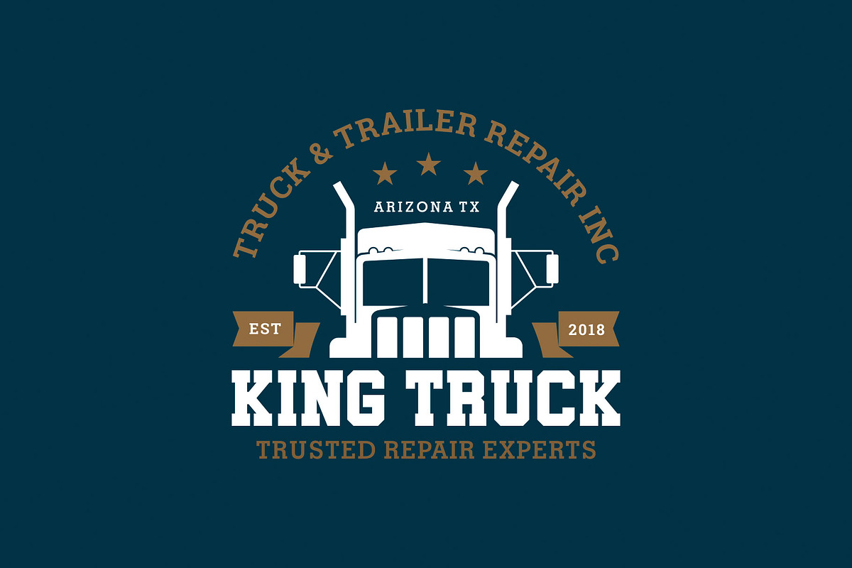 King Truck Logo Temp., a Branding & Logo Template by g design (Photo 2 of 3)