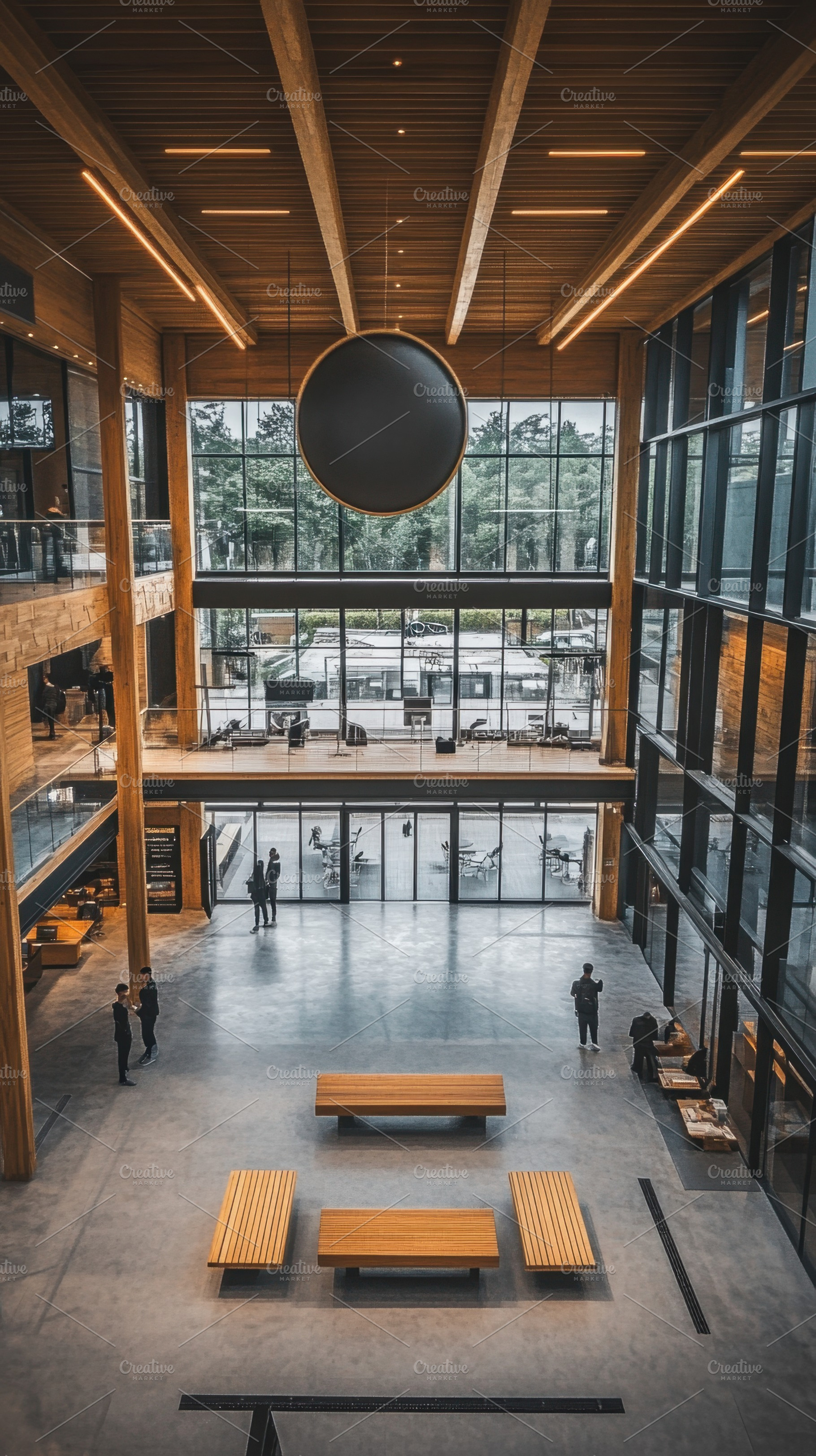 Spacious modern architecture, a Photo by Beautiful things