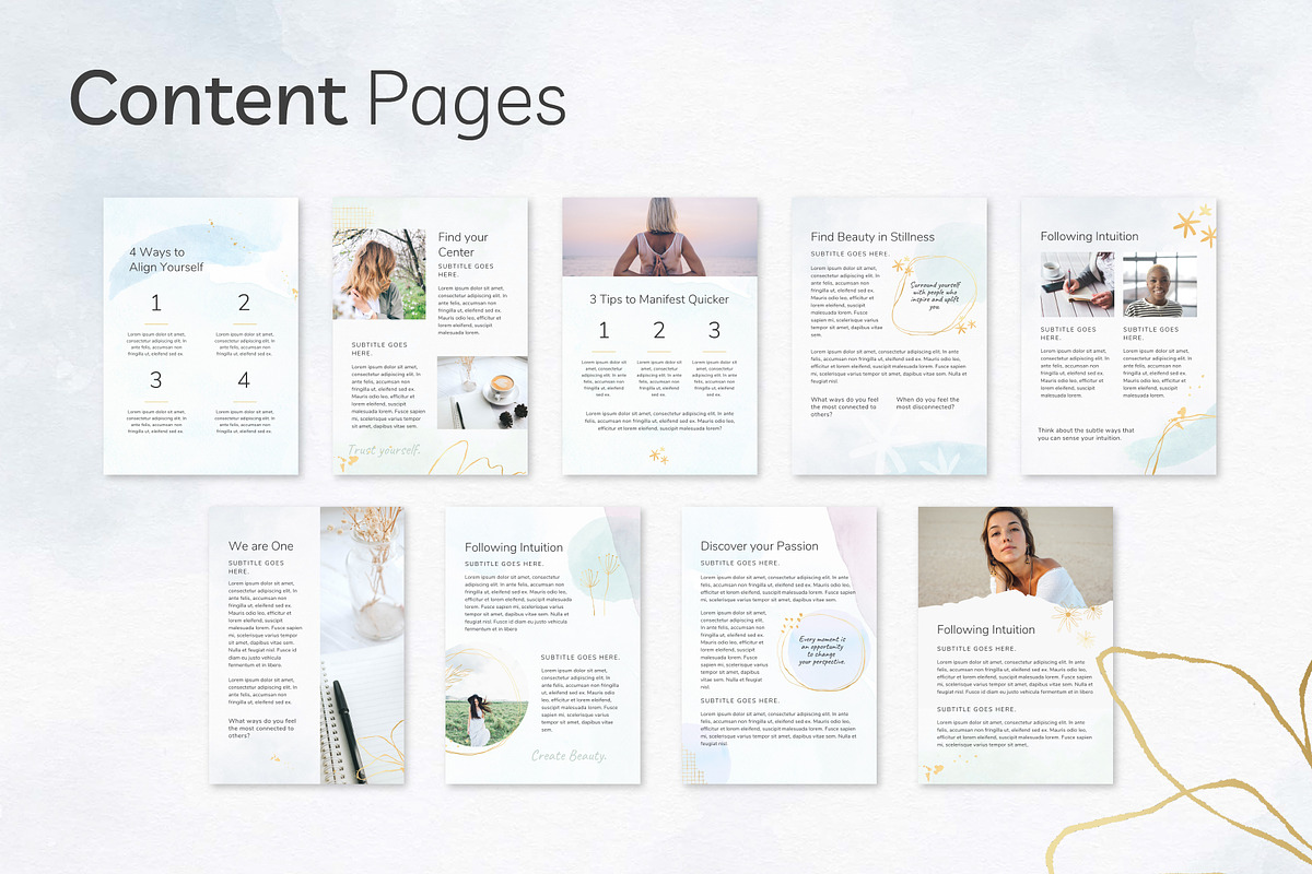 Coaches Workbook & eBook | Canva, a Magazine Template by Galaxybomb (Photo 10 of 18)