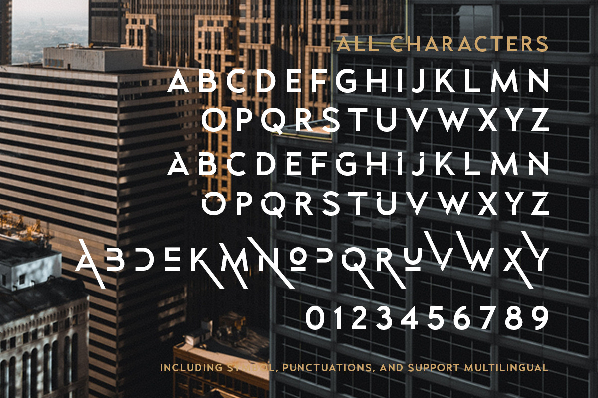 Blackpast - Futuristic Logo Font, a Sans Serif Font by Sarid Ezra (Photo 6 of 6)