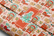 Santa Post office bundle, a Seasonal Illustration by Carpet Tapete Pretzel (Thumbnail 9 of 24)