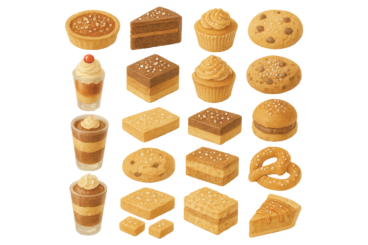 Brown Dessert and Pastry Pack, an Object Graphic by RT Studio