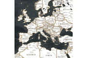 Vector World Map - Pacific View, a Graphic by PorcuPen Works (Thumbnail 4 of 6)