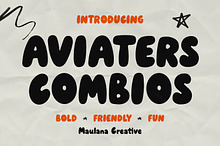 Aviaters Combios Bold Friendly Font