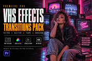 Glitch Transitions for Premiere Pro, a Plug-in Add-On by AAA Presets (Thumbnail 1 of 4)