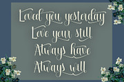 Cattenella, a Script Font by PollemSt (Thumbnail 7 of 7)