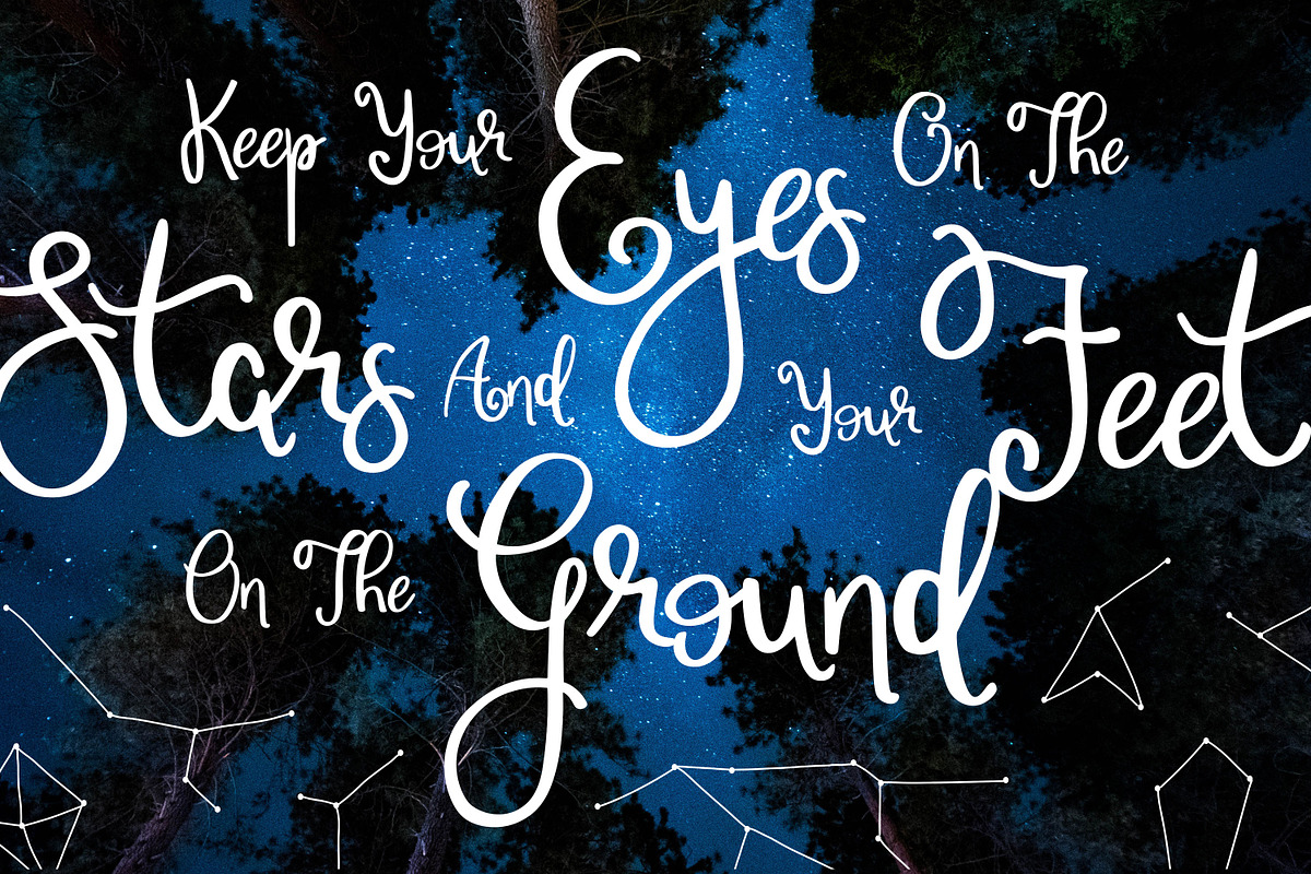 Wonderful & Perfect | A Script Font preview 6