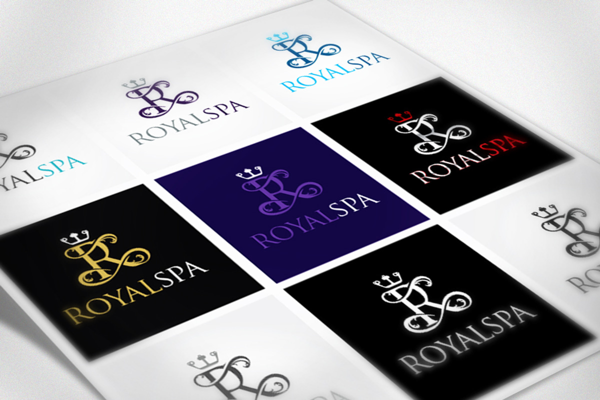 RoyalSpa-TemplateLogo, a Branding & Logo Template by Cre8iveSense (Photo 3 of 5)