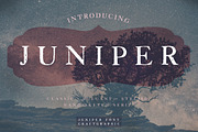 Juniper Vintage Serif Font, a Serif Font by Craft Graphic Type (Thumbnail 1 of 6)