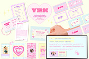 Y2K Vibes Branding Starter Kit Canva, a Branding & Logo Template by Hell Yeah Designs (Thumbnail 2 of 20)