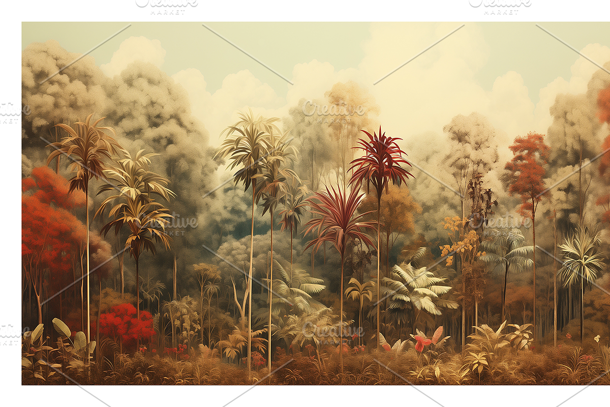 Dofo Co - Vintage Tropical Forests, a Decorative Illustration by milatovar (Photo 10 of 20)