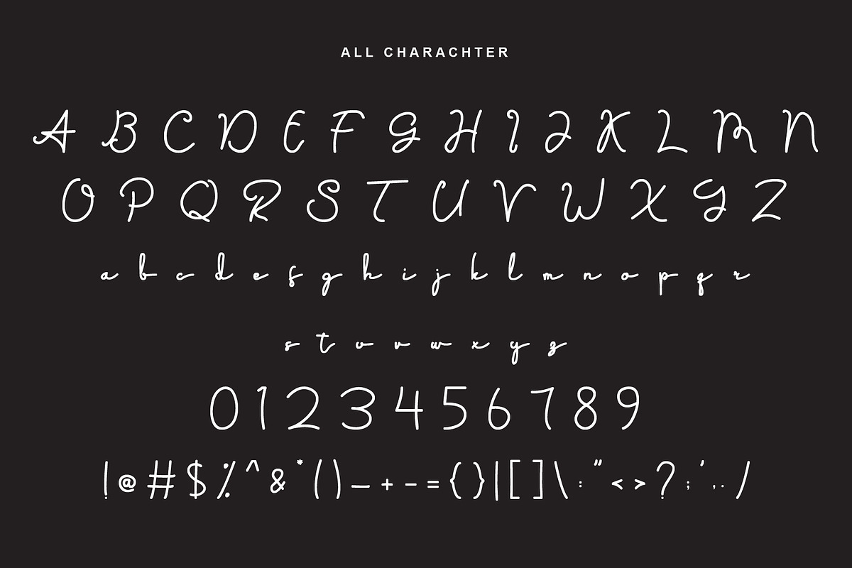 Fannisha | Monoline Font, a Handwritten Font by MustofaCreative (Photo 5 of 6)