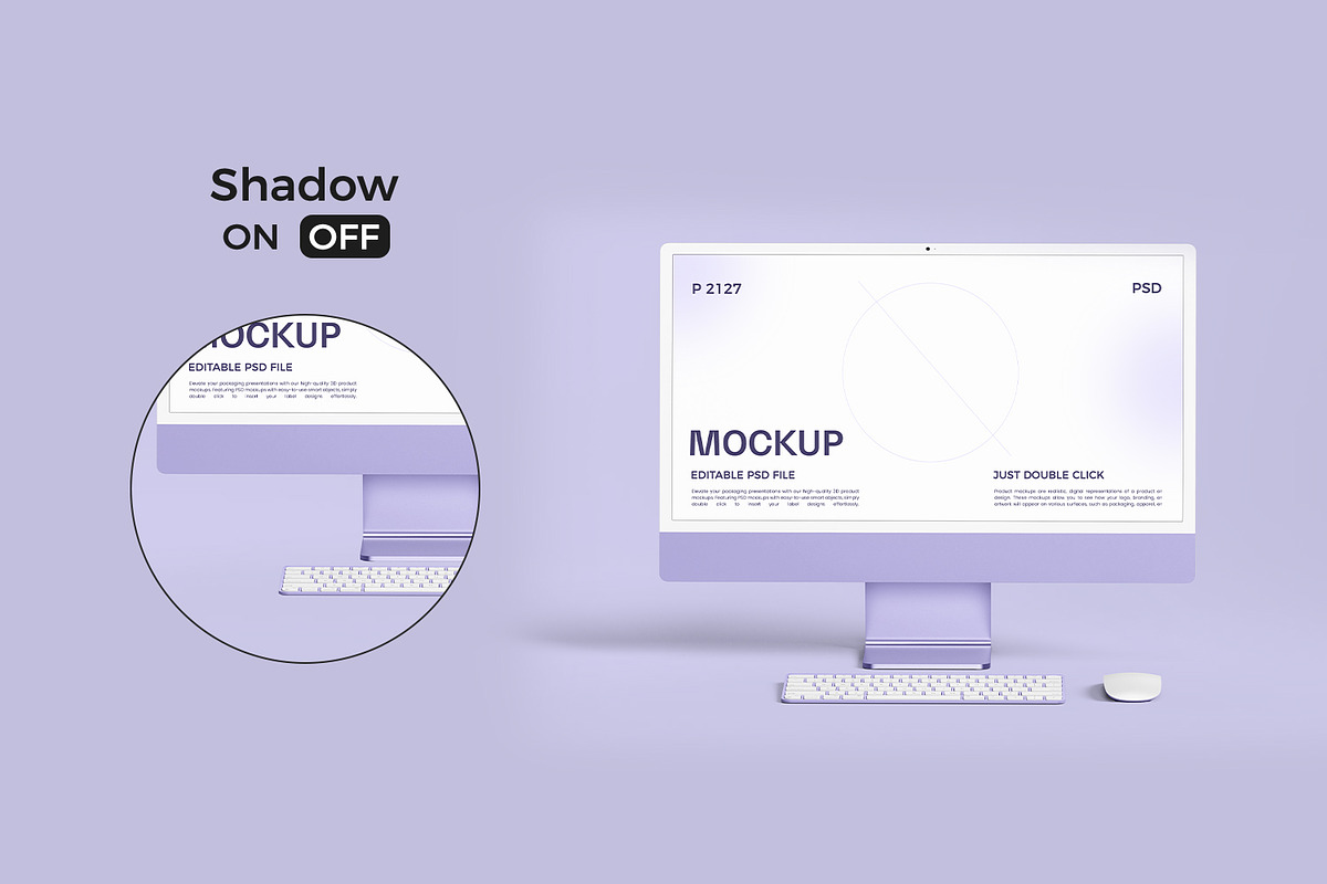 New iMac 24 Desktop Mockup, a Mac Mockup by RamStudio2 (Photo 16 of 16)
